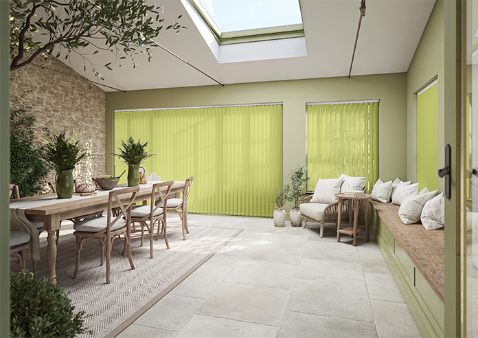 Trinity (Blackout), Lime - Vertical Blind - Image 7